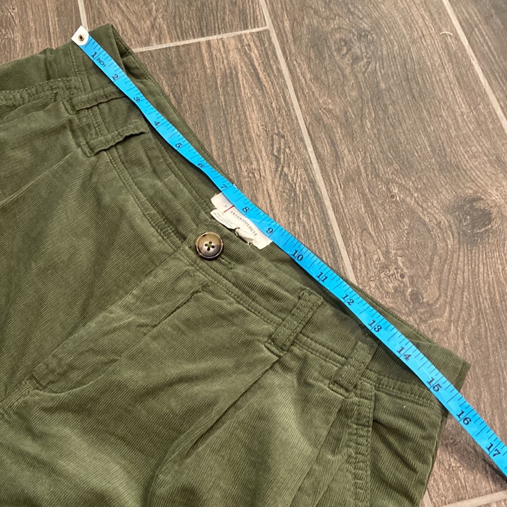 Anthropologie Pleated Wide-Leg Corduroy Trousers - Picture 12 of 15